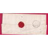 N°14 BLEU NOIR PC 3255 VERFEIL EN ARRIVE DEPART TOULOUSE HAUTE GARONNE LETTRE COVER
