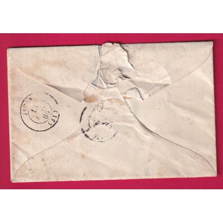 N°14 PC 640 CASTERA VERDUZAN GERS CAD TYPE 22 POUR BIRAN INDICE 15 LETTRE COVER