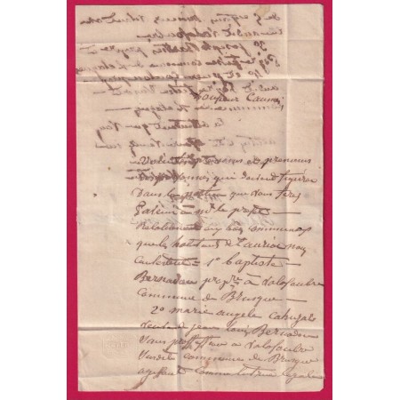 N°14 PC 553 BRUSQUE AVEYRON POUR ST AFFRIQUE INDICE 18 LETTRE COVER