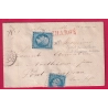 N°22 GC 2194 MARANS  CHARENTE INFERIEURE POUR PONT ROUSSEAU LOIRE INFERIEURE LETTRE CHARGE COVER