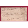 LETTRE DE MONOBLET GARD 1716 POUR COLOGNAC LETTRE COVER