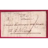 MARQUE DE TOULOUSE HAUTE GARONNE LENAIN N°41 1777 INDICE 12 POUR NIMES GARD LETTRE COVER