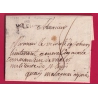 MARQUE VALENCIENNES NORD 1781 LENAIN N°9 POUR PARIS INDICE 12 LETTRE COVER