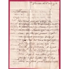 MARQUE MANUSCRIT DE PIERRELATTE DROME 1774 LENAIN N°1A INDICE 10 POUR NIMES GARD LETTRE COVER