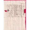 MARQUE MANUSCRIT DE PIERRELATTE DROME 1774 LENAIN N°1A INDICE 10 POUR NIMES GARD LETTRE COVER