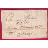 LETTRE DE NIMES GARD 1768 MENTION MANUSCRIT PAR EXPRES LETTRE COVER