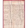 LETTRE DE NIMES GARD 1768 MENTION MANUSCRIT PAR EXPRES LETTRE COVER