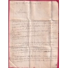 LETTRE DE ISPAGNAC LOZERE 1799 AN8 MENTION PORT 4 SOLS 8 SOUS POUR ALAIS ALES GARD LETTRE COVER