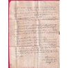 LETTRE DE ISPAGNAC LOZERE 1799 AN8 MENTION PORT 4 SOLS 8 SOUS POUR ALAIS ALES GARD LETTRE COVER