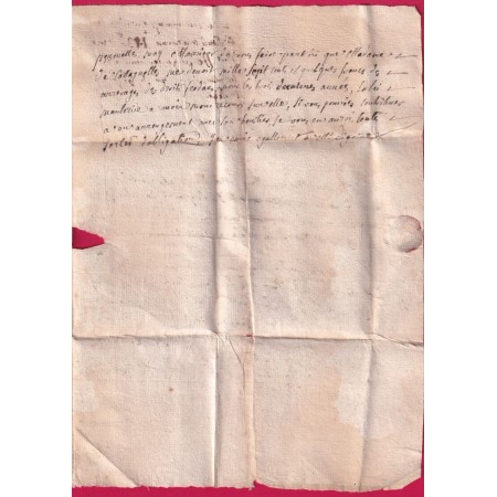 LETTRE DE ISPAGNAC LOZERE 1799 AN8 MENTION PORT 4 SOLS 8 SOUS POUR ALAIS ALES GARD LETTRE COVER