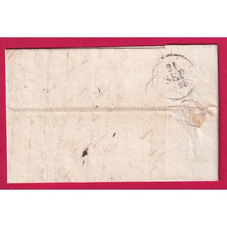 MARQUE 30 REVEL ROUGE NOIR 1828 POUR MONTPELLIER NON SIGNALE PAR POTHION LETTRE COVER