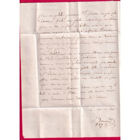 CAD TYPE 11 SAUVE GARD 1839 POUR MONTPELLIER HERAULT REEXP LUNEL INDICE 11 LETTRE COVER