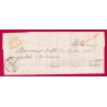 CURSIVE 31 BARRAN GERS EN ROUGE + PP ROUGE CAD TYPE 15 AUCH POUR AUCH LETTRE LOCALE SANS TAXE AU DOS LETTRE COVER