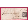 TAXE N°1 PC 462 BOURBONNE LES BAINS HAUTE MARNE RARE ASSOCATION N°1 ET PC LETTRE COVER
