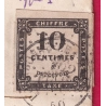 TAXE N°1 PC 462 BOURBONNE LES BAINS HAUTE MARNE RARE ASSOCATION N°1 ET PC LETTRE COVER