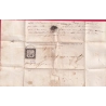 TAXE N°1 PC 462 BOURBONNE LES BAINS HAUTE MARNE RARE ASSOCATION N°1 ET PC LETTRE COVER