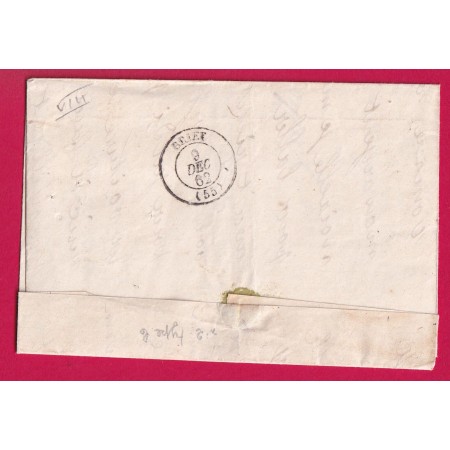 TAXE N°2 CAD TYPE 15 BRIEY MOSELLE CAD TYPE 22 PIERREPONT BOITE RURALE E BAZAILLES MEURTHE ET MOSELLE LETTRE COVER