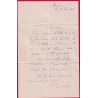 CAD IMPRIME PARIS PP40 TAXE N°18 CHARNY YONNE REEXP OUERA ALGERIE 1889 RARE LETTRE COVER