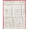 MARQUE DOUAI EN ROUGE DOUAY NORD LENAIN N°10 INDICE 12 POUR PARIS LETTRE COVER