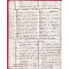 MARQUE DOUAI EN ROUGE DOUAY NORD LENAIN N°10 INDICE 12 POUR PARIS LETTRE COVER