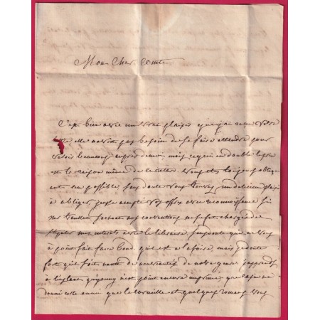 MARQUE LAON AISNE LENAIN N°2 INDICE 10 POUR ABBEVILLE SOMME LETTRE COVER