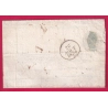MARQUE 45 MONFLANQUIN LOT ET GARONNE + DECIME RURAL DE MARTEL POUR CASTELJALOUX RARE COMBINAISON 1830  LETTRE COVER