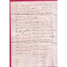 MARQUE 45 MONFLANQUIN LOT ET GARONNE + DECIME RURAL DE MARTEL POUR CASTELJALOUX RARE COMBINAISON 1830  LETTRE COVER