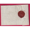 MARQUE 35 CHATEAUROUX INDRE 1797 MENTION ROUTE D'ORLEANS POUR GIEN LOIRET LETTRE COVER