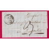 CAD TYPE 11 NANT AVEYRON POUR MONTPELLIER HERAULT 1841 INDICE 13 LETTRE COVER FRANCE