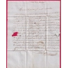 CAD TYPE 11 NANT AVEYRON POUR MONTPELLIER HERAULT 1841 INDICE 13 LETTRE COVER FRANCE