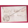CAD TYPE 11 GRAY HAUTE SAONE + PP ROUGE POUR LUNEL HERAULT 1842 LETTRE COVER FRANCE