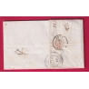 CAD TYPE 11 GRAY HAUTE SAONE + PP ROUGE POUR LUNEL HERAULT 1842 LETTRE COVER FRANCE