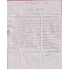N°14 GC 3442 SOS LOT ET GARONNE CAD TYPE 22 DU 29 DEC 1862 GC PRECOCE POUR MONT DE MARSAN LANDES LETTRE COVER