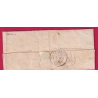 TAXE N°2 CAD TYPE 15 MARMANDE LOT ET GARONNE 1862 POUR MARMANDE TEXTE DE MONTAUBAN TARN ET GARONNE LETTRE COVER