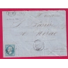 N°22 GC 2226 MARMANDE OVALE PM AU LIEU DE BM ???? POUR NERAC LOT ET GARONNE DEVANT DE LETTRE COVER