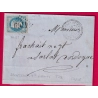 N°29 GC 4769 SAUVETERRE LOT ET GARONNE POUR SARLAY DORDOGNE CAD TYPE 22 INDICE 13 DEVANT DE LETTRE COVER