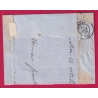 N°29 GC 4769 SAUVETERRE LOT ET GARONNE POUR SARLAY DORDOGNE CAD TYPE 22 INDICE 13 DEVANT DE LETTRE COVER