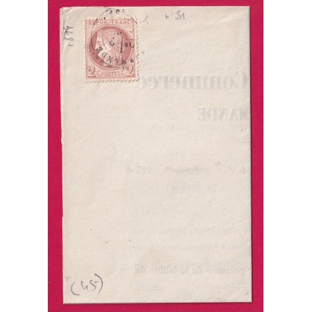 N°51 CAD TYPE 17 MARMANDE LOT ET GARONNE LETTRE COVER