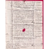 LETTRE DE PARIS 1686 POUR LAMBALLE COTES DU NORD MENTION BRETAGNE MANUSCRIT LETTRE COVER