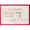 MARQUE P  DE PARIS EN ORANGE 1778 INDICE 15 POUR BERNAY EURE LETTRE COVER