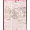 MARQUE P  DE PARIS EN ORANGE 1778 INDICE 15 POUR BERNAY EURE LETTRE COVER
