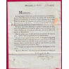 MARQUE P45P MARMANDE LOT ET GARONNE LE PROCUREUR DU ROI POUR GONTAUD DE NOGARET 1815 LETTRE COVER