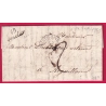 CURSIVE 45 MONCLAR LOT ET GARONNE INDICE 26mm CAD TYPE 13 SAINTE LIVRADE POUR AIGUILLON 1841 INDICE 14 LETTRE COVER