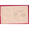 CAD ESSAI HEXAGONAL LYON RHONE 1847 + PP ROUGE POUR MONTPELLIER HERAULT LETTRE COVER