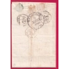 CAD TYPE 13 CORTE CORSE 1845 POUR MONTPELLIER HERAULT LETTRE COVER