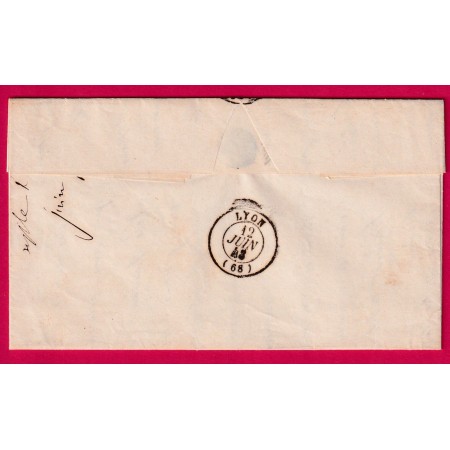 CAD TYPE 15 CHATEAU RENARD PROVENCE BOITE RURALE D GRAVESON BOUCHES DU RHONE POUR LYON LETTRE COVER