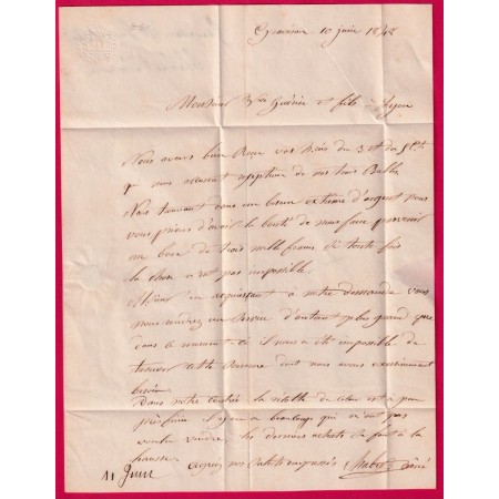 CAD TYPE 15 CHATEAU RENARD PROVENCE BOITE RURALE D GRAVESON BOUCHES DU RHONE POUR LYON LETTRE COVER