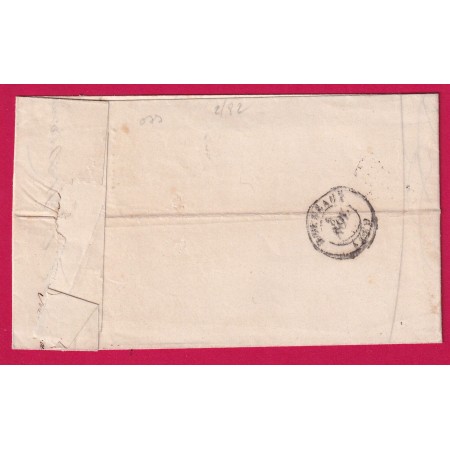 N°4 PC 1885 MARMANDE LOT ET GARONNE POUR BORDEAUX LETTRE COVER