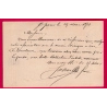 N°59 GC 3822 ST PONS HERAULT POUR GRENOBLE ISERE CARTE PRECURSEUR LETTRE COVER