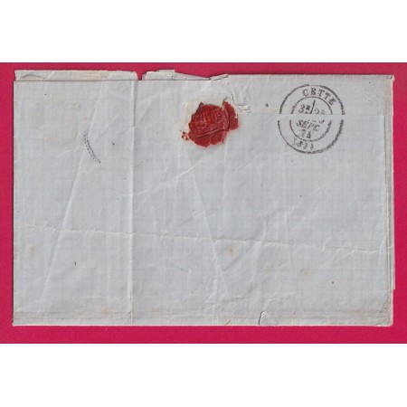 N°60 GC 4661 POUSSAN HERAULT CAD TYPE 24 POUR CETTE INDICE 13 LETTRE COVER